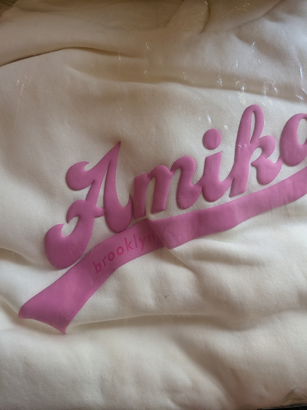 NEW Amika Soon To Be Fave Signature Hoodie Sweatshirt Large - Picture 2 of 4